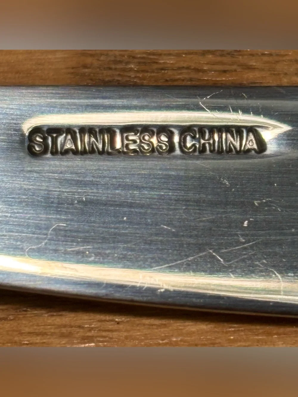 Stainless china marbled resin handles silver filigree end caps Cheese Spreaders